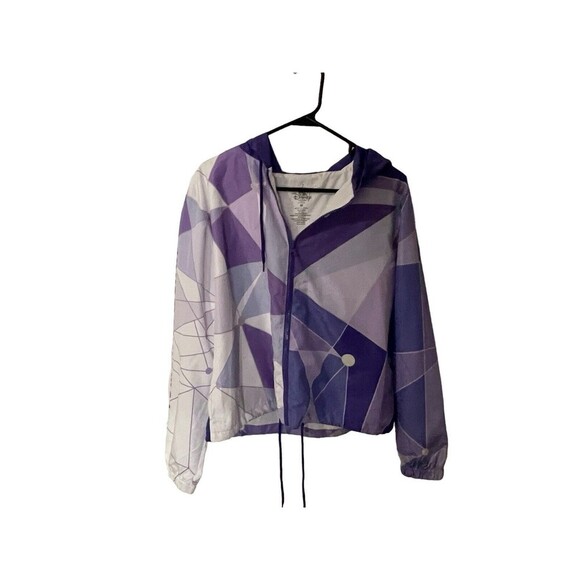 Disney Jacket Womens Medium Purple Magic Kingdom Tomorrowland Full Zip Coat - Picture 14 of 16
